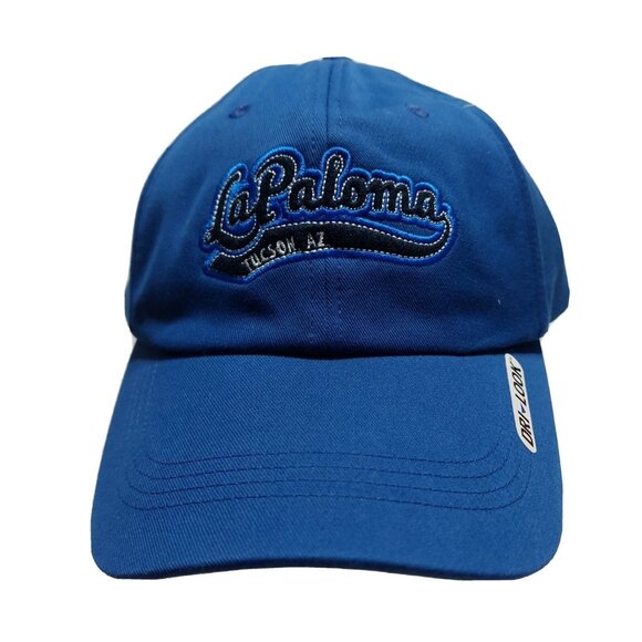 La Paloma Tuscon AZ Dri Look Blue Hat Cap Blue Ahead Strapback NWT - Picture 1 of 9